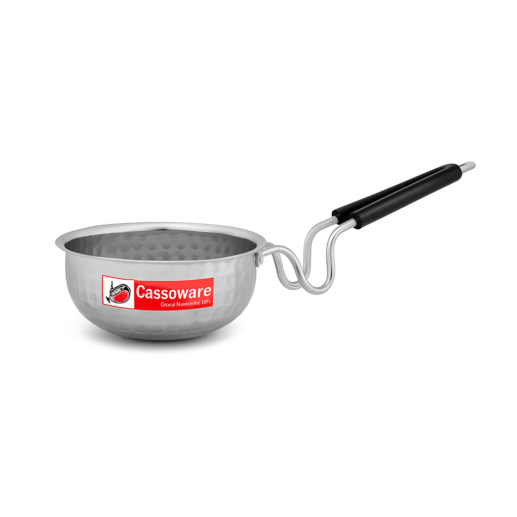 Hammered  Tadka Pan – 1.5 mm Thick Stainless Steel Cookware