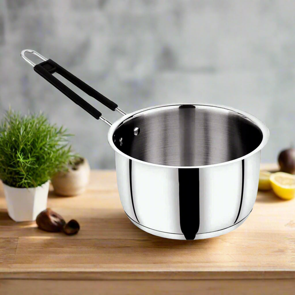 Saucepan With lid - Encapsulated Base Stainless Steel Cookware