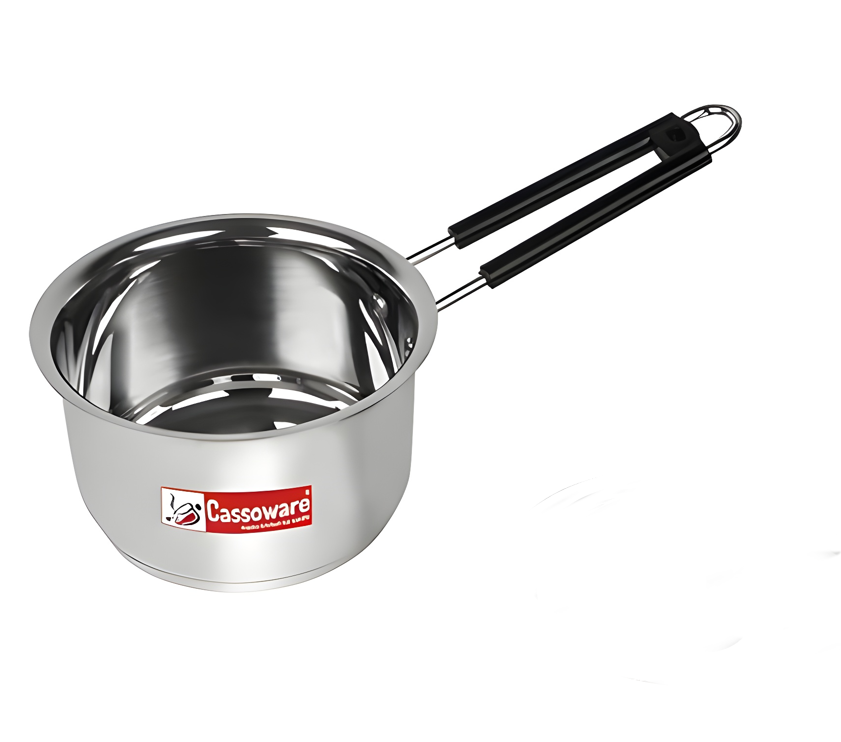 Cassoware Stainless Steel Induction Base Sauce Pan with Lid