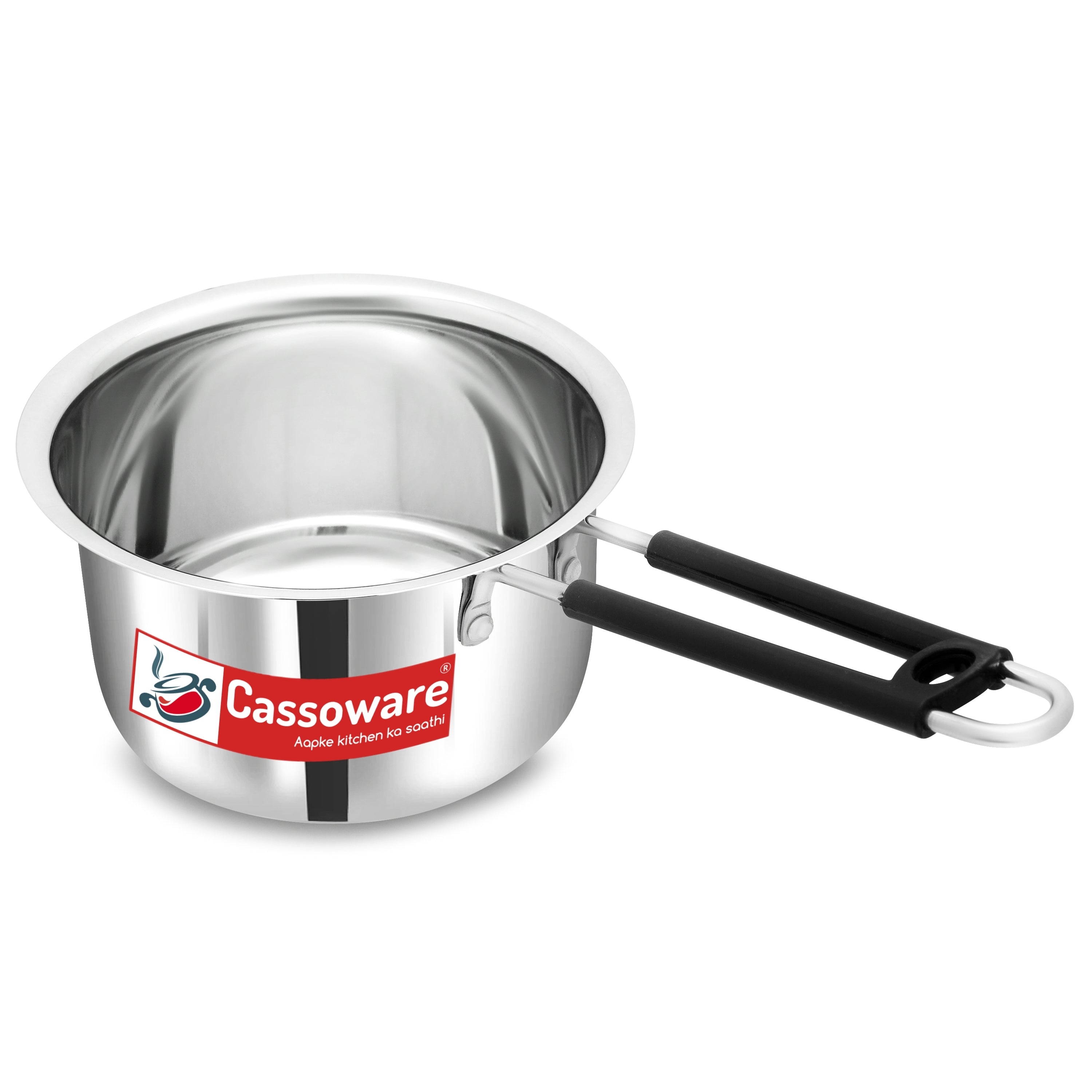 3pc Plain Bottom - Stainless Steel Cookware set