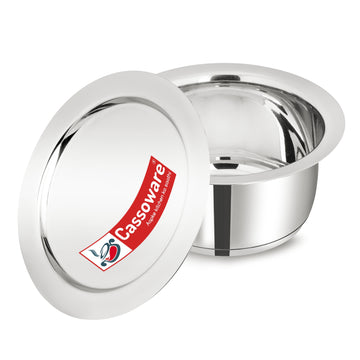 Tope with Lid - Encapsulated Base Stainless Steel Cookware
