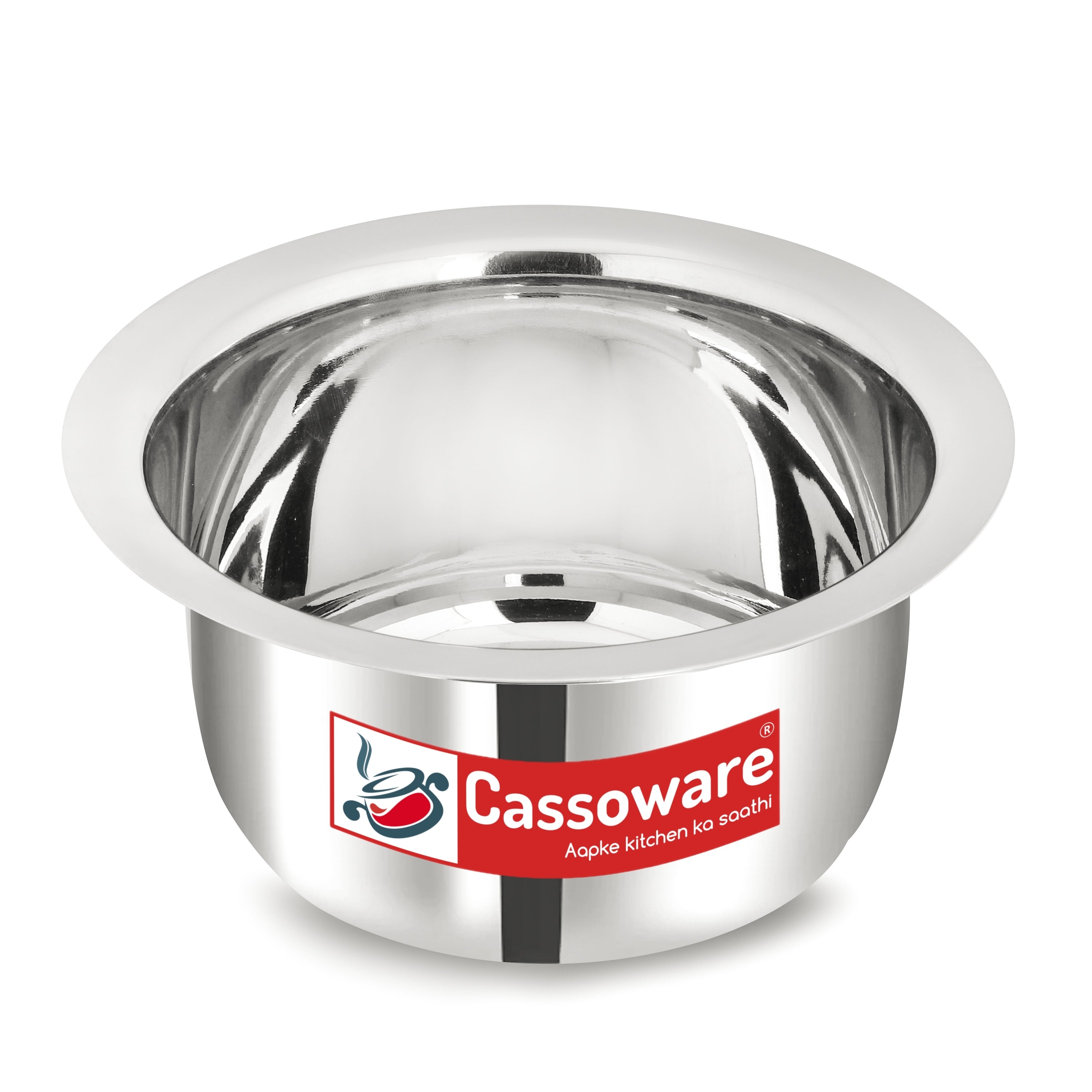 Tope With Lid - Plain Bottom Stainless Steel Cookware
