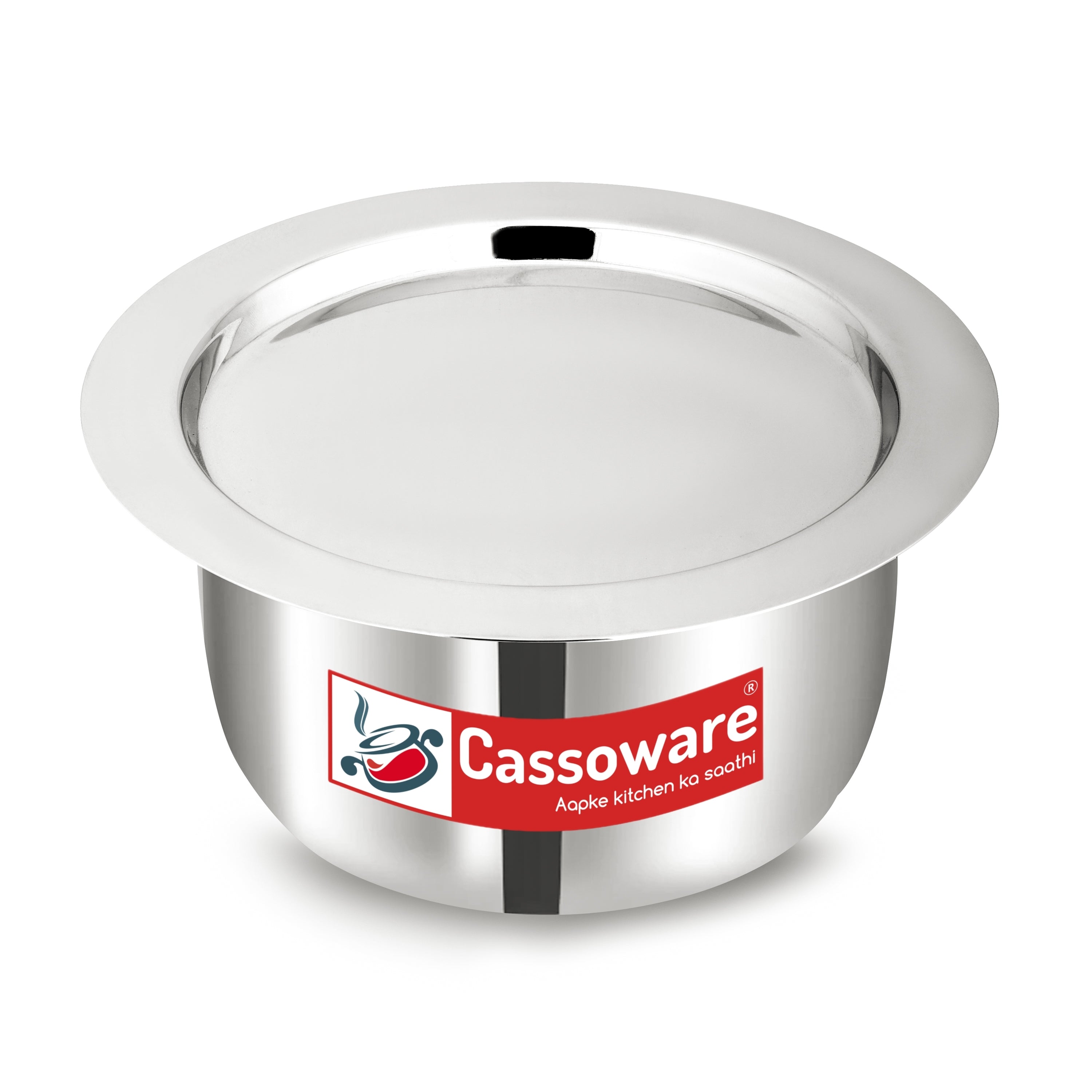 Tope With Lid - Plain Bottom Stainless Steel Cookware