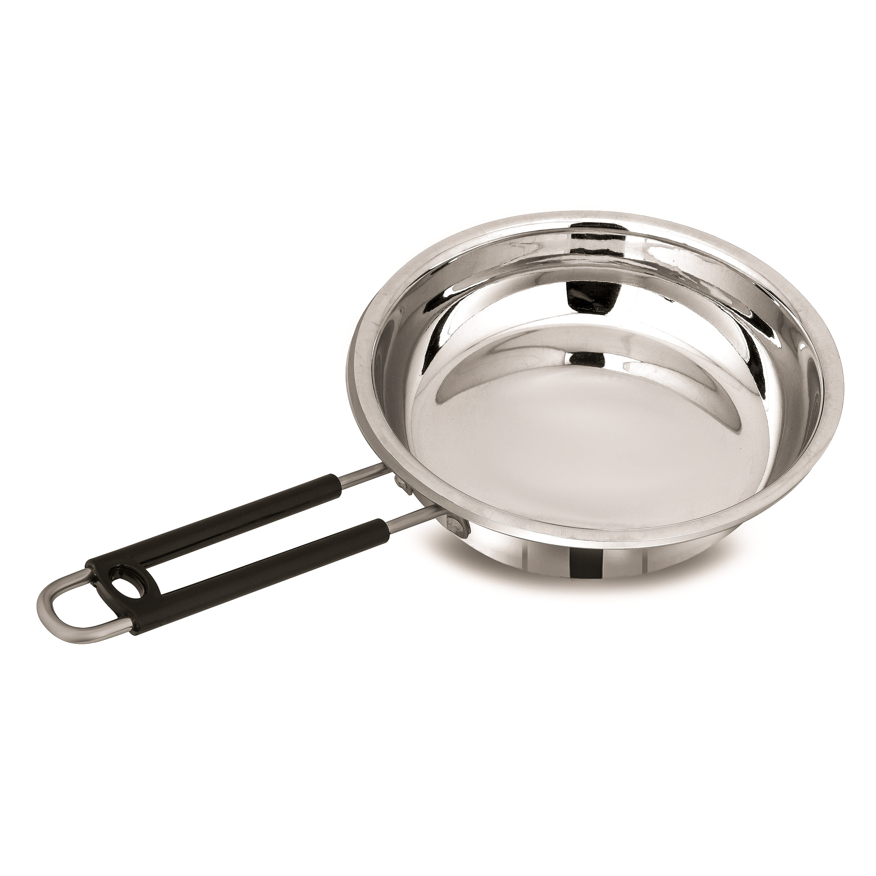 Frypan with Lid - Stainless Steel Plain Bottom Cookware