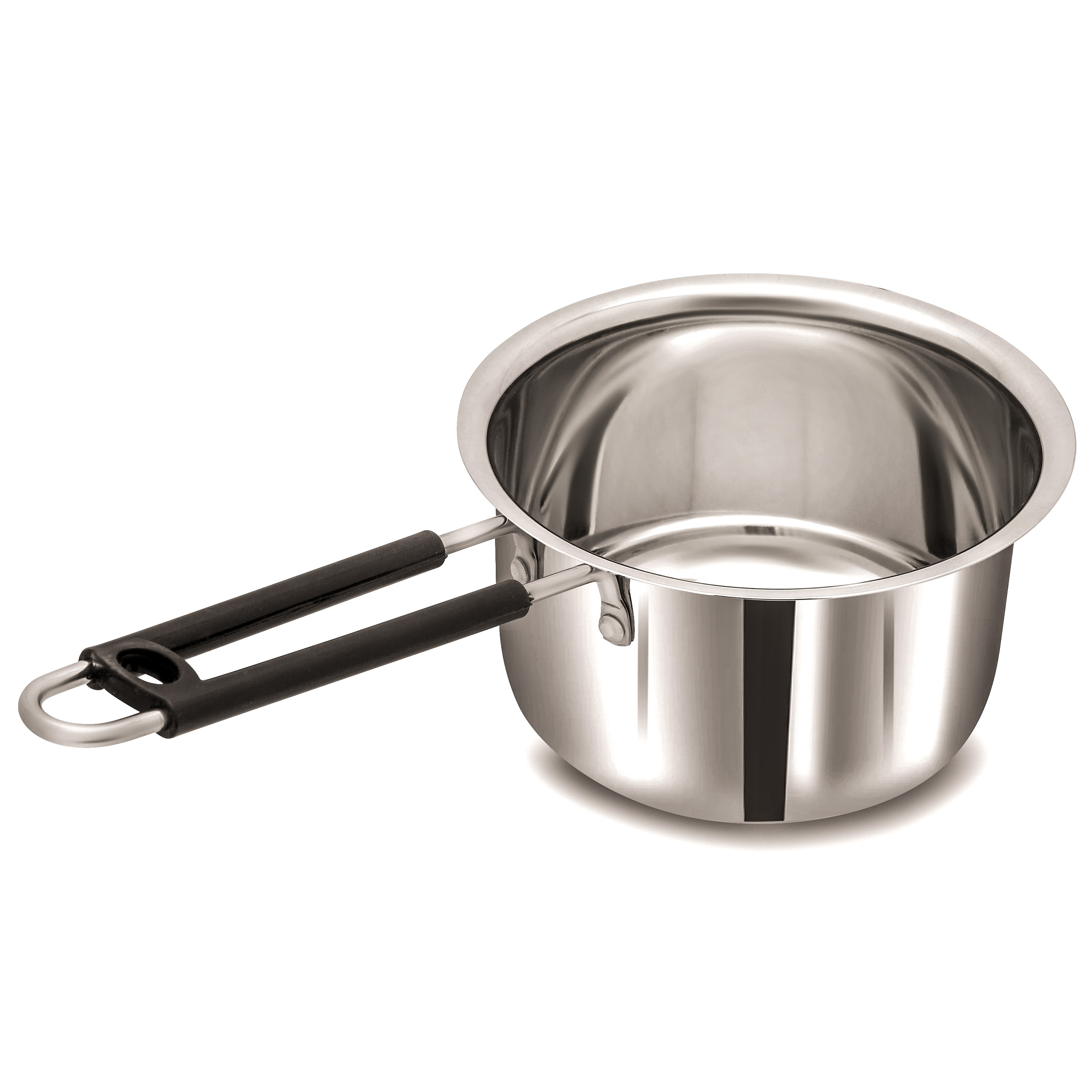 Saucepan With Lid - Stainless Steel Plain Bottom Cookware