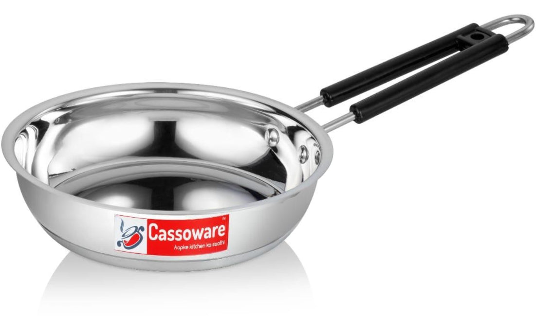 Frypan with Lid - Encapsulated Base Stainless Steel Cookware