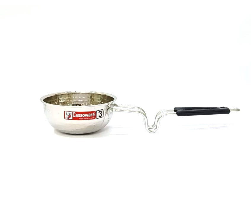 Hammered Tadka Pan – 2.5 mm Stainless Steel (430 Grade)